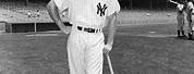 Mickey Mantle Leaning On Bat
