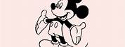 Mickey Mouse Pink Background