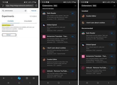 Microsoft is bringing all Windows 11's desktop extensions to Edge on Android
