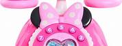Minnie Mouse Phone Pink Blue Toy