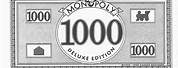 Monopoly Money Printable 1000