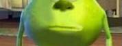 Monsters Inc Meme Green Guy