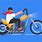 Motorcycle Animation GIF