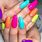 Multicolor Nails