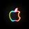 Neon Apple Logo