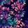 Neon Flowers Wallpaper iPhone