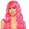 Neon Pink Long Wig