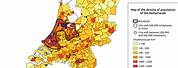 Netherlands Population Density Map