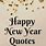 New Year Quotation