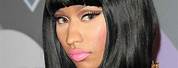 Nicki Minaj Black Hair Bangs