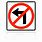No Left Turn Sign MUTCD