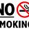 No Smoking Pictogram