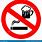 No Smoking and Drinking Sign