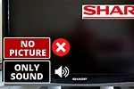 No Sound On Sharp TV