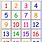 Number Chart 1-15