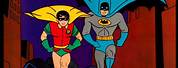 Old Batman and Robin Cartoon