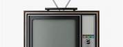 Old Box TV with Antenna