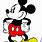 Old Mickey Mouse PNG