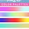 Ombre Color Scheme