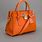 Orange Tote Handbag