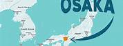 Osaka Japan World Map