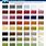 Paint Color Chip Chart
