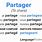 Partager Conjugation French