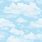 Pastel Blue Clouds Wallpaper