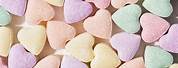 Pastel Candy Hearts Background