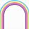 Pastel Rainbow Arch