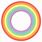 Pastel Rainbow Circle
