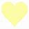 Pastel Yellow Heart