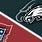 Patriots Vs. Eagles Logo