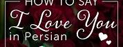 Persian Love Words