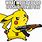 Pikachu with Gun Meme