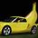 Pineapple Themed Car