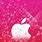 Pink Apple iPhone Screensavers