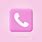 Pink Call Icon