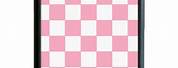 Pink Checkered Wildflower Case