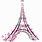 Pink Eiffel Tower Clip Art
