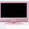 Pink Flat Screen TV