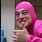 Pink Guy Thumbs Up