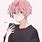 Pink Hair Anime Character Boy