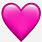 Pink Heart Emoji No Background