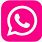 Pink Whatsapp Icon