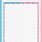 Pink and Blue Page Borders
