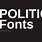 Political Fonts