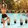Pool Yoga Exercises
