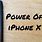 Power Off iPhone X