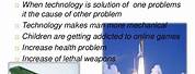 Problems Caused by Science and Technology